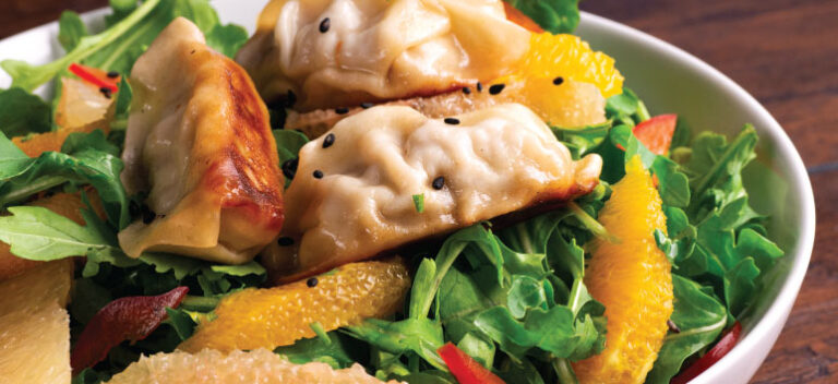 Citrus Yuzu Pork Potstickers