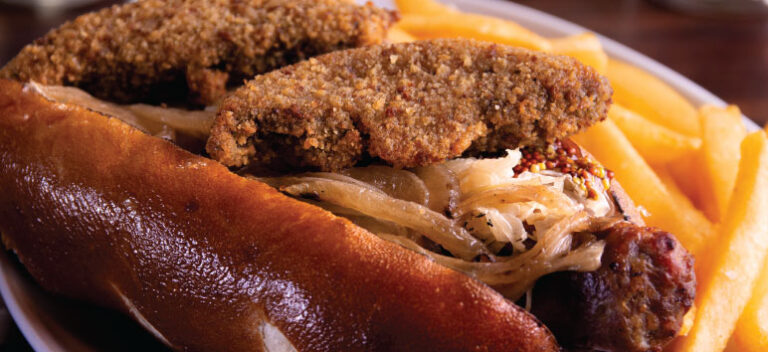 German Crispy Mushroom Bratwurst