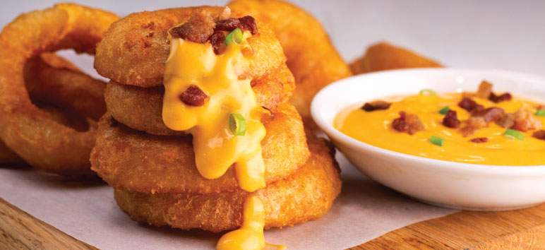Loaded Beer Battered Onion Rings