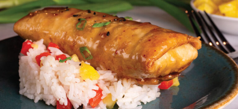 Orange Chicken Chimichangas