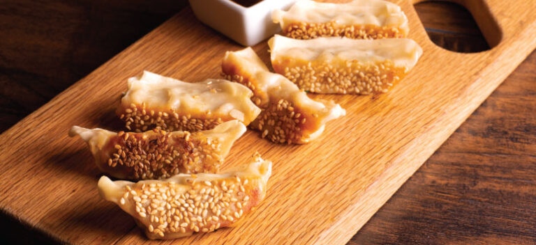 Sesame Crusted Pork Potstickers