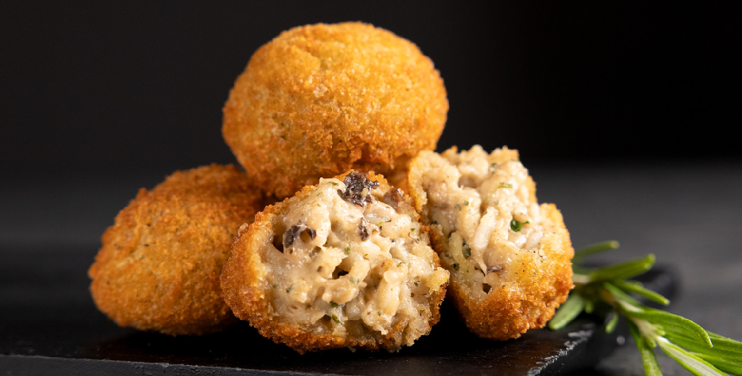 Mushroom Herb Arancini Bites