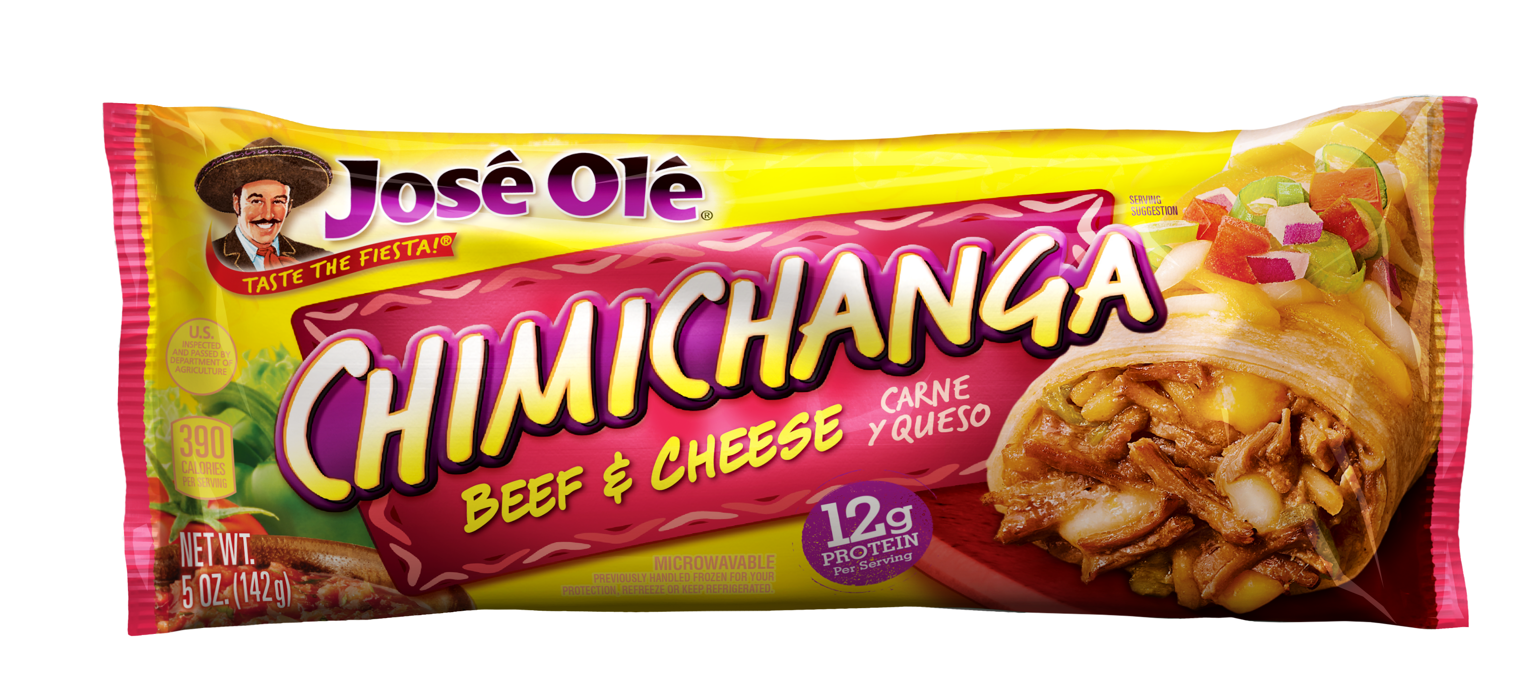 Jose Ole Chimichangas Beef Cheese 24 units 5 ounces each