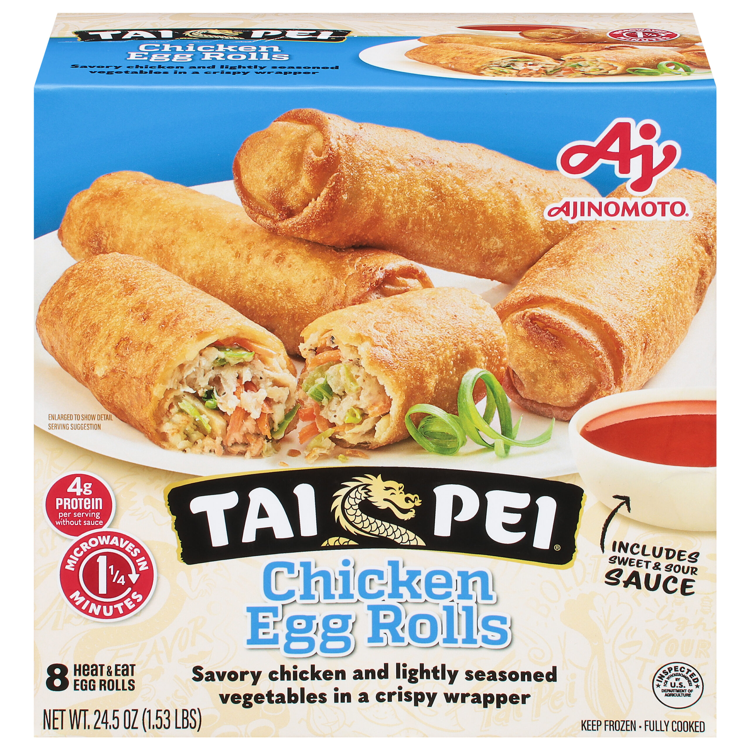 Tai Pei Chicken Egg Rolls